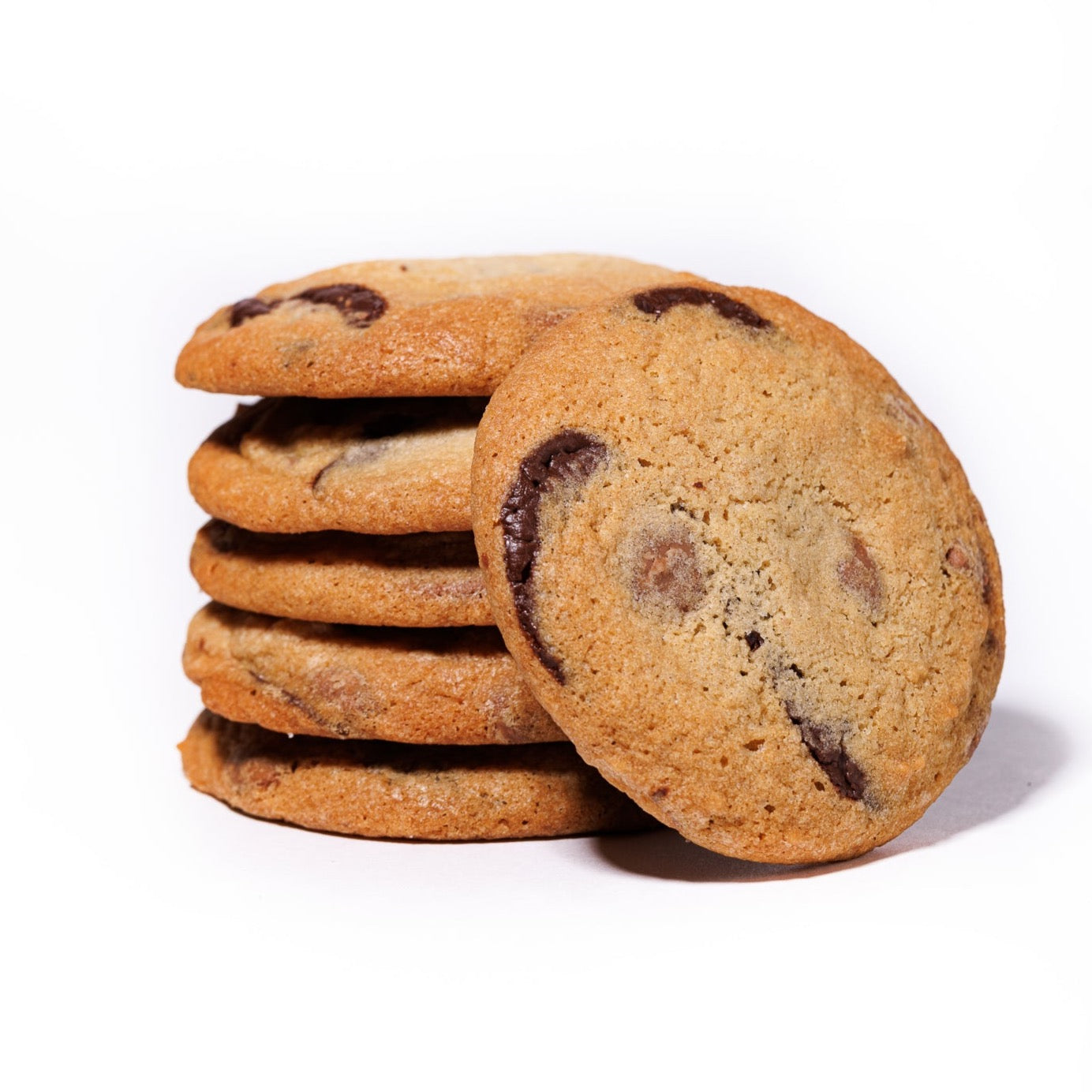 One Dozen Bourbon Barrel Chocolate Chip Cookies in Red and Gold Gift Box