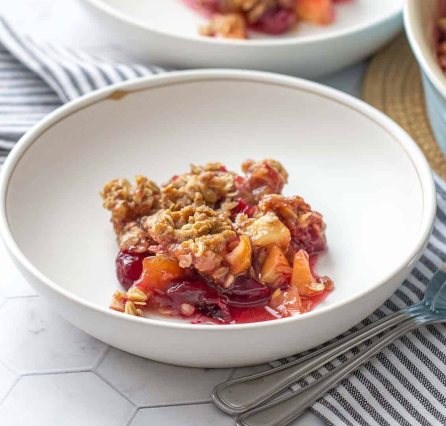 Apple Cranberry Crisp with Whisky Caramel - PICK UP AT 1561 DUNDAS STREET WEST OR 53 CAMPBELL AVE OR LOCAL GTA DELIVERY